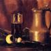 Still Life with Tin Pitcher, Pipe and Glass